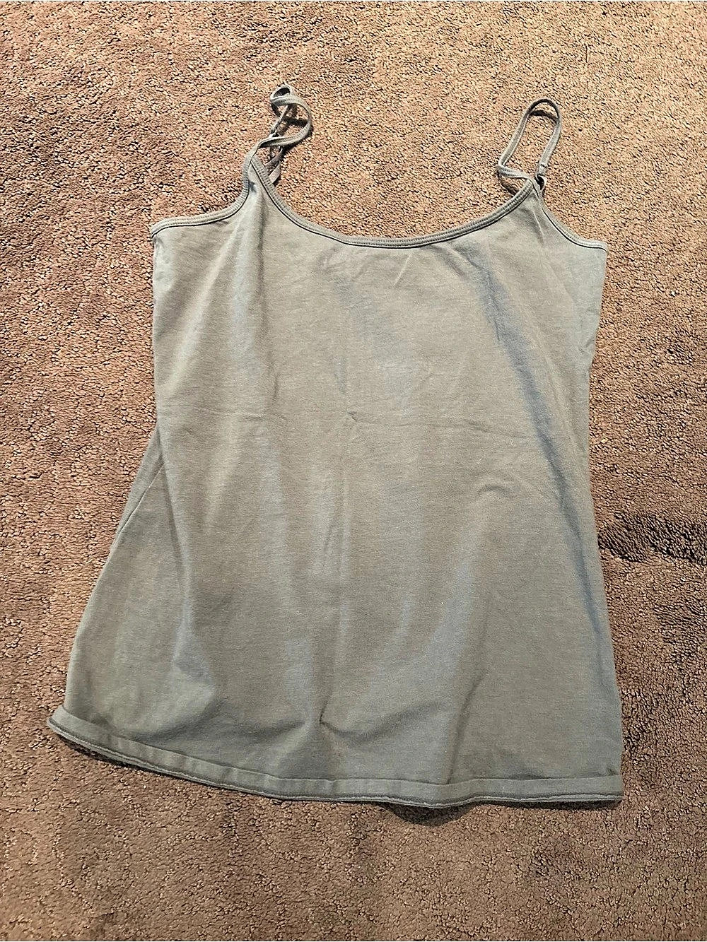 Old Navy First-Layer Cami Tank Top Sage Green Medium